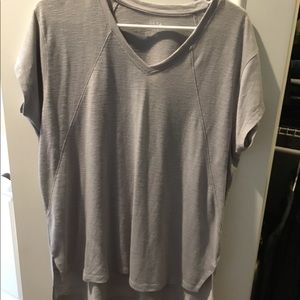 Grey athletics top